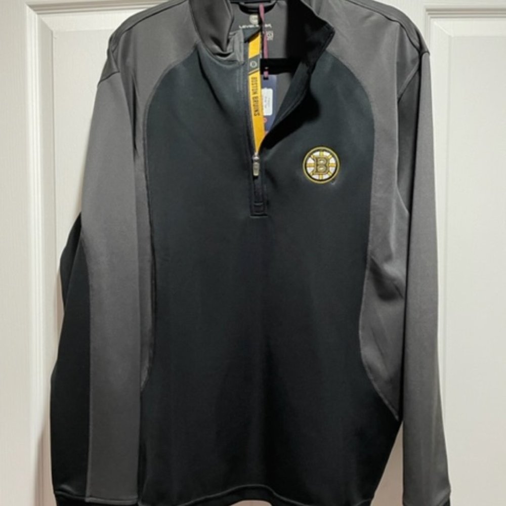 Men's Level Wear large black/grey Boston Bruins pullover.
